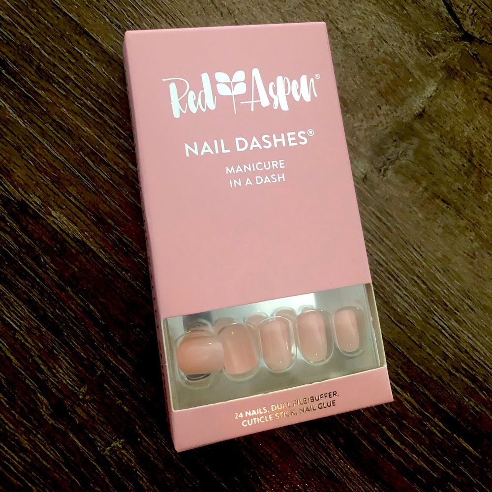 Red Aspen Nail dash - pink